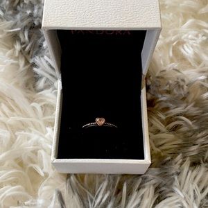 Pandora ring - pink heart